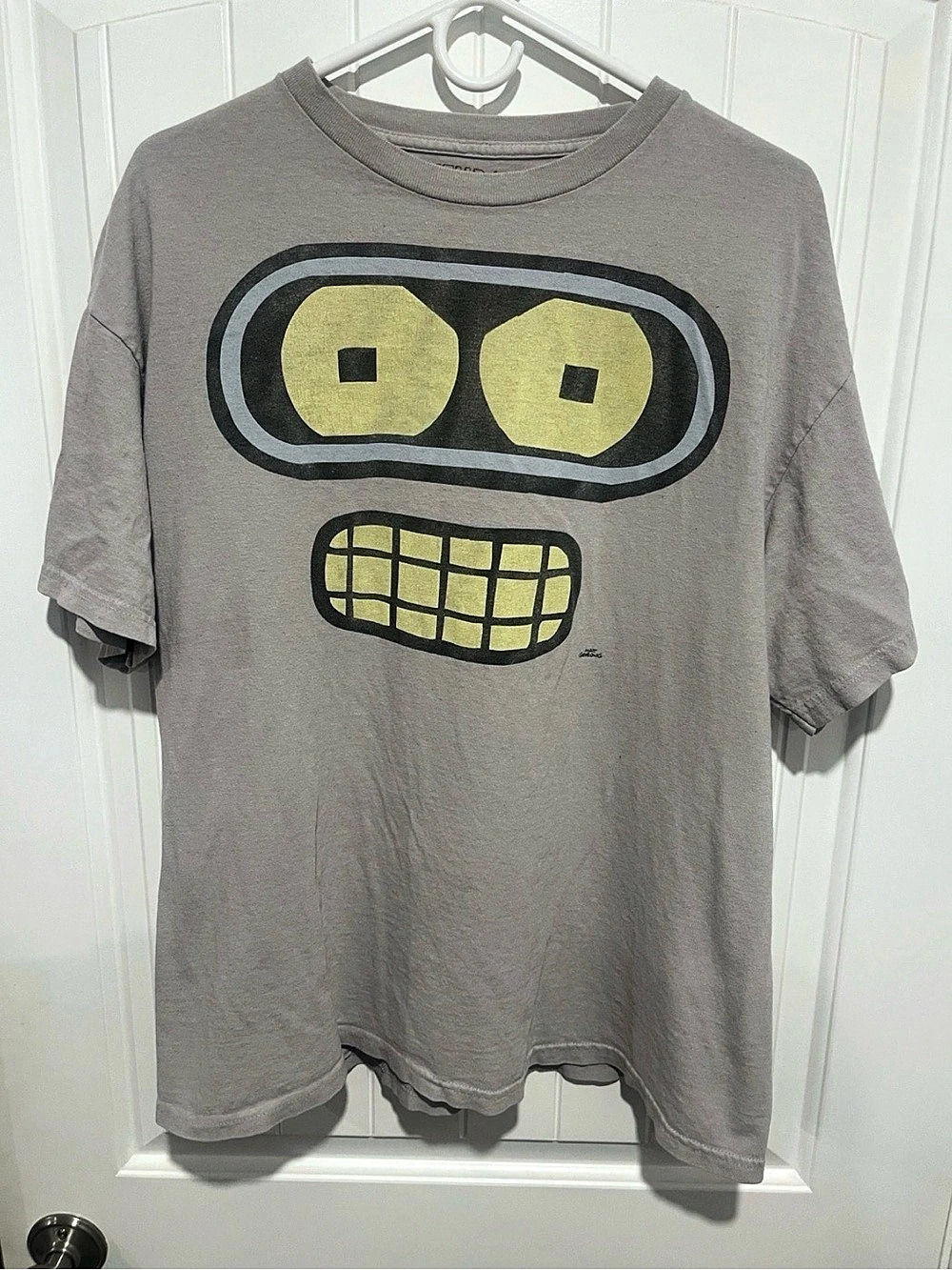Futurama Bender Face Graphic Tee Men’s XL Ripple Junction